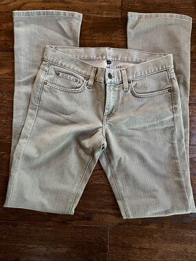 Ralph Lauren Black Label gray boot cut jeans.  Label says 29, measures 30 x 34